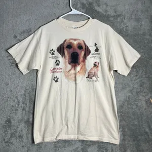 Vintage Labrador Retriever Graphic Tee 90s Animalcore Streetwear Large Dog Lover thumbnail 1