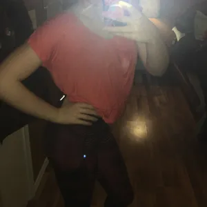 Charlotte Russe Coral colored shirt with open back thumbnail 2