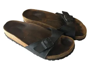 Birkenstock Madrid Black Birko-Flor Sandals 36 US 5 thumbnail 1