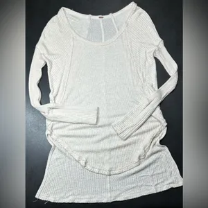 Free People Size M White Ventura Thermal thumbnail 3