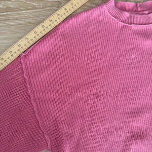 Aerie‎ Small Beyond Oversized Rib Tunic Sweater Pink Preppy Chic Lounge School thumbnail 9