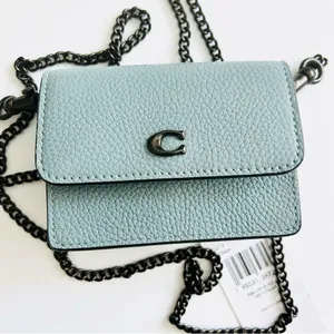 Coach Sage Half Flap Card Case NWT thumbnail 4