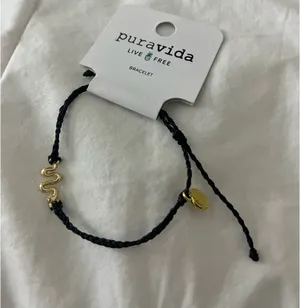 Puravida black bracelet snake thumbnail 2