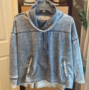 Altar'd State blue grey sweat shirt S thumbnail 1