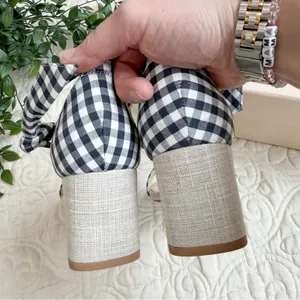 Alexandre Birman Clarita Gingham Sandals Sz EU 38 thumbnail 5