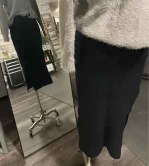 Black Princess Polly Skirt Midi Slit thumbnail 5