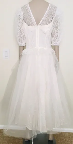 Jessica McClintock Vintage Gunne Sax Wedding Dress thumbnail 2