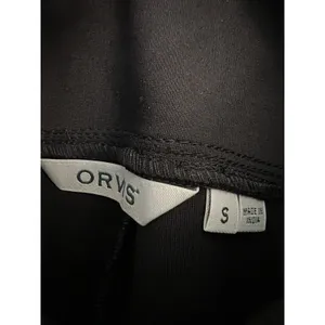 Orvis Stretch Pants S‎ Women Black Nylon Elastane High Waist Ponte thumbnail 3