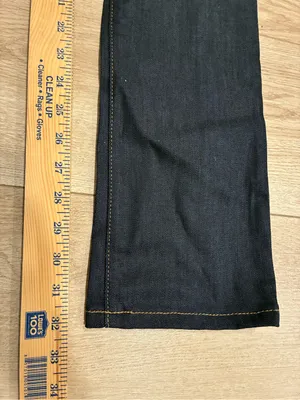 NEW Cone Denim Women’s Dark Wash Japanese Denim Bootcut Jean Size 32 thumbnail 4