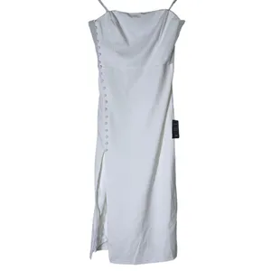 Lulus Loving the Feeling White Strapless Bodycon Midi Dress IDK7460 Size M NEW thumbnail 3