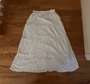 Hollister White Maxi Skirt thumbnail 1