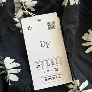 Denim And Flower Button Down Shirt thumbnail 3