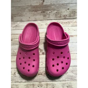 Crocs Classic Clogs Pink Slip On Women's Size 8-9 Comfort thumbnail 2