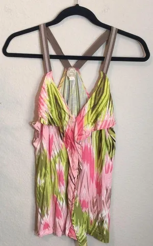 Anthropologie Tea & Honey Floridian Tank Top thumbnail 1