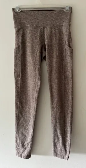 Aerie Chill Play Move‎ Beige Pocket Active Leggings thumbnail 1