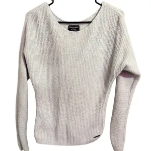 Abercrombie Fitch Women Sweater Knit Pullover Light Blue XS‎ Long Sleeve thumbnail 1