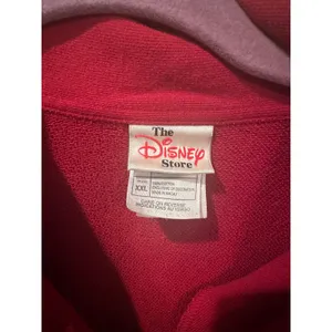Vintage Disney Store Eeyore Winnie Pooh Piglet Embroidered Red Quarter Zip XXL thumbnail 5