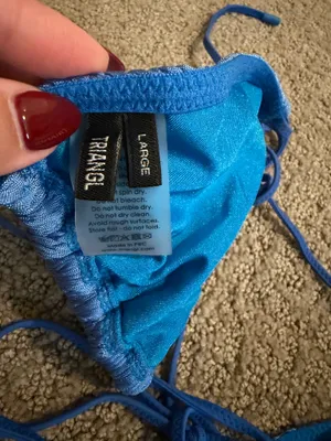 TRIANGL vinca blue bikini top thumbnail 3