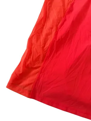ATHLETA Orange Mesh Paneled Racerback Workout Tank Top Size Medium thumbnail 4