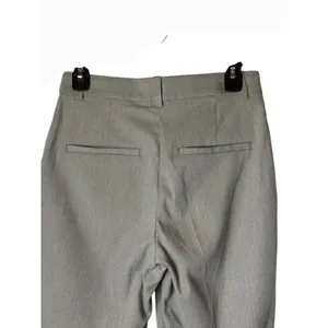H&M Pants Women 4 Gray High Waisted Tapered Ankle Trousers Career Preppy thumbnail 6