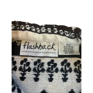 90s Vintage Flashback Tapestry Jacket Black and White P/L thumbnail 5