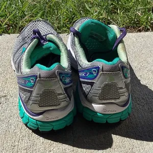 Brooks Women's Ghost 7 Athletic Shoes Gray/ Turquoise 1201611B953 thumbnail 4