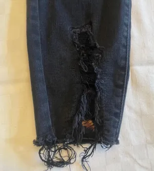 Judy Blue 7/28 Leopard Patch Black High Rise Ripped Skinny Jeans JB82168BK thumbnail 9