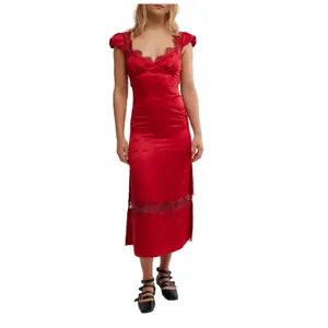 NEW Free People Foolish Heart Midi Dress Size Medium thumbnail 15