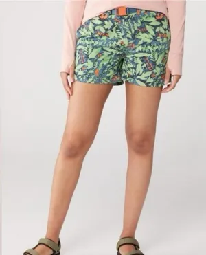 REI Womens Sz M Co-op Sahara Hiking shorts functional pockets elastic waist thumbnail 1