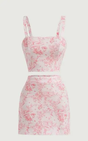 SheIn Floral Two Piece Sets thumbnail 1
