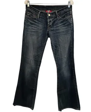 Distressed Bootcut Jeans Size 6/28 thumbnail 1
