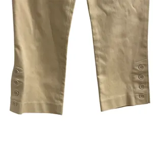Gap Women's Cropped‎ Pants Size 6 Beige Straight Leg Casual thumbnail 9