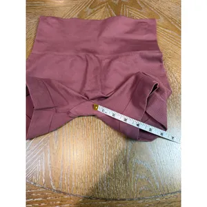 SET Active Sculptflex Bike Shorts Mauve Pink High Waist Seamless Size Small thumbnail 6