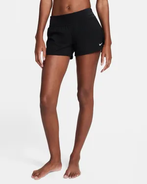 NWT Nike Swim Women's Solid Lap Boardshorts / Swim Shorts - Black [XXL] 🖤✨ thumbnail 3