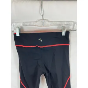 Joy Lab Black Leggings with Exposed Pink Seam Size Small thumbnail 5