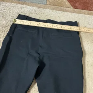 Quince Ultra-Stretch Straight Leg Pants Women Medium Tall Black Workwear Office thumbnail 4