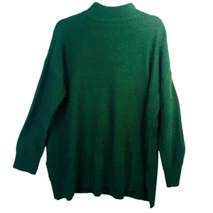 Ellos Green Mock Neck‎ Textured Sweater M 14/16 Cozy Cottagecore Academia Knit thumbnail 2