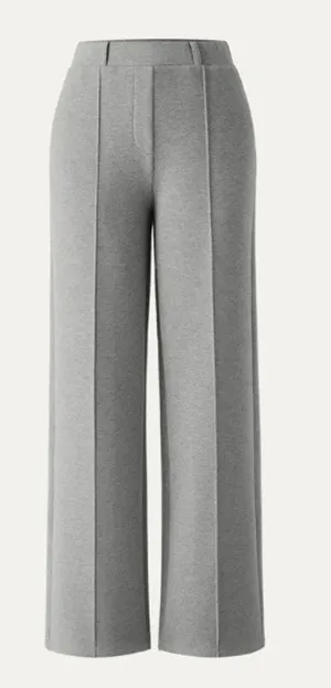 OGL FuzzLuxe Pant Straight Leg High Waist Pull On Heather Grey Size Small Tall thumbnail 1