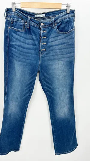Kancan Estilo Bootcut High Rise Button Fly Jeans Women's Size 31‎ thumbnail 1
