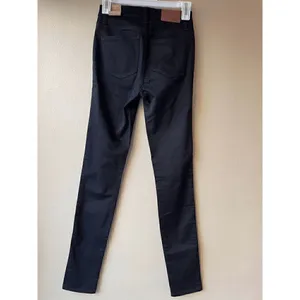 Madewell 10 Inch High Riser Black Skinny Skinny Jean Size 24T thumbnail 2
