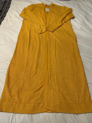 FP Beach Bicoastal Open Front Maxi Duster - Size S - Oversized **Flawed thumbnail 3