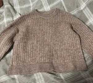 Brown Knit Time & Tru Sweater  thumbnail 1