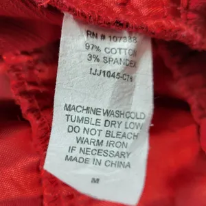VTG 6 Degrees Y2K Cropped Jacket Juniors M Red Layered Ruffle Back Fitted Button thumbnail 5