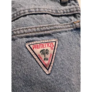 Palmettos Vintage 80s 90s High Rise‎ Mom Jeans Button Fly Light Wash 26 Waist thumbnail 4
