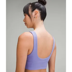 Lululemon Align V-Neck Bra *Light Support, A/B Cup - Dark Lavender Size 8 thumbnail 2
