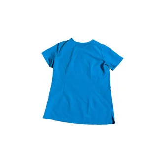 FIGS Scrub Top Women XSmall Blue Technical Collection One-Pocket Medical Nurse‎ thumbnail 5