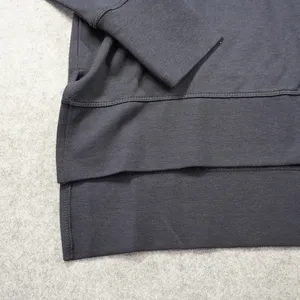Sweaty Betty After Class Longline Crewneck Sweatshirt‎ Navy Blue Organic Cotton thumbnail 5