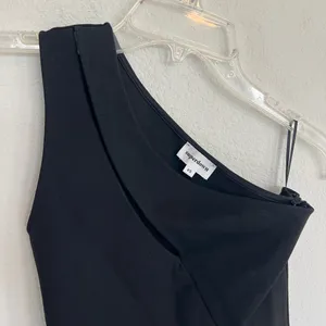 Superdown Nava Asymmetrical Mini Dress Size XS in Black thumbnail 3