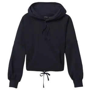 NWT Prana Women's Ziller Wool Blend Sweatshirt Hoodie with Corded Hem Oversized thumbnail 6