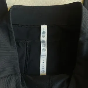 Lululemon Black High Rise Tapered Yoga Pants with Pockets thumbnail 5